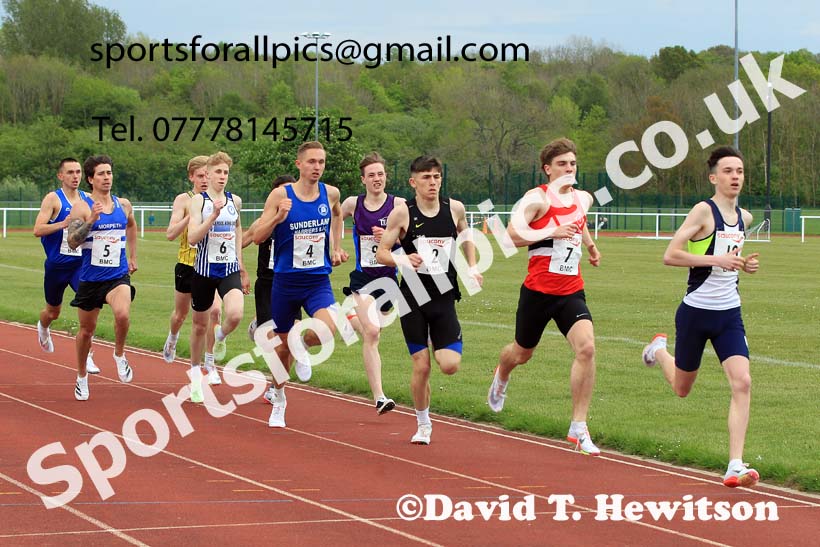 BMC 800 metres, Monday, May 9th, BMC Chester le Street, County Durham. Photo: David T. Hewitson/Sports for All Pics